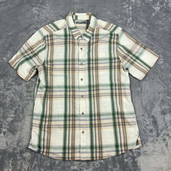 Icebreaker Merino Shirt Mens Size L Multicolor Plaid Short Sleeve Button Up - Picture 1 of 8